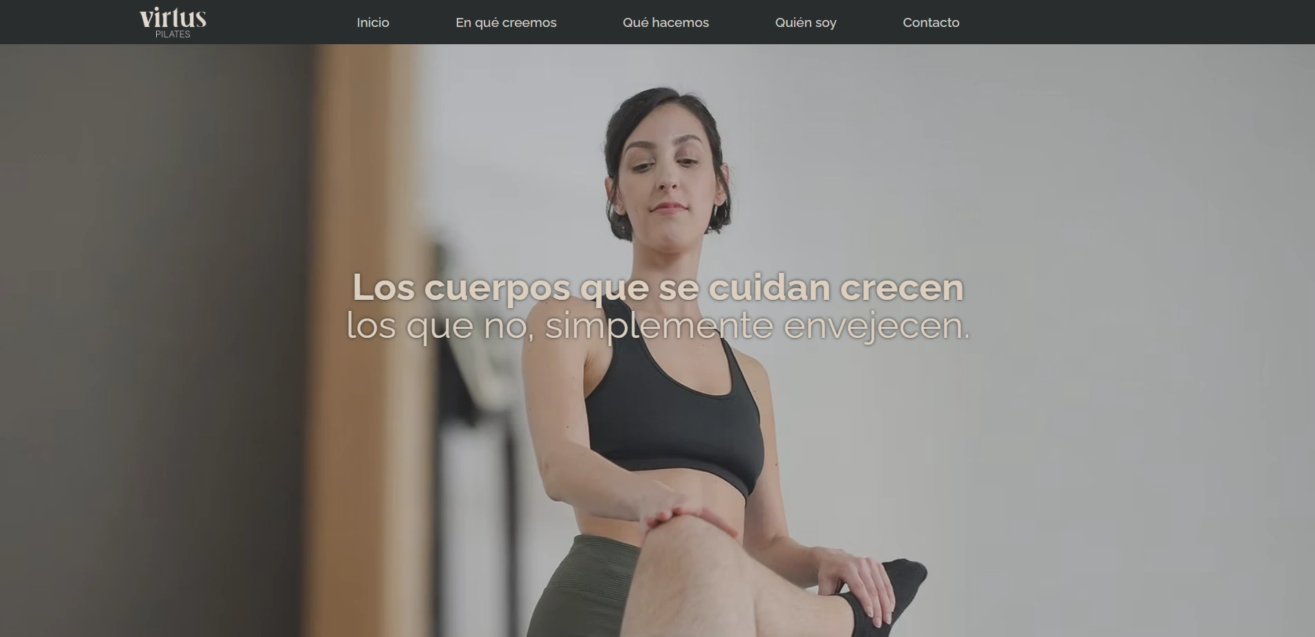 Sitio web de Virtus Pilates